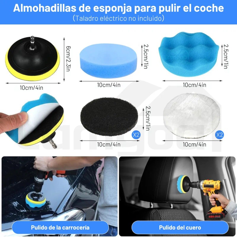 Kit Profesional De Limpieza Para Autos 30 Piezas Con Maletín