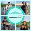 Worm Bait, Realistic Fishing Soft Worm Lures, Reusable Swim Hook