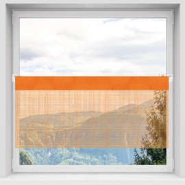 Arsvita Orange String Curtain Bistro Curtain 150 x 60 cm (W x L) Available in Many Colours