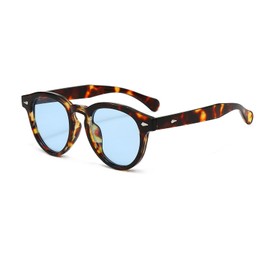 YAMEIZE Vintage Round Sunglasses Women Men - Stylished Small Frame Round Eyewear Shades UV400 Protection Driving