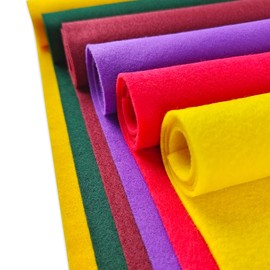 Jtnohx Soft Felt Fabric, 40x100cm Color Felt Sheets for Crafts, Large Size Craft Fabric Bundle for Party & Holiday DIY Project (Autumn Colors Series)