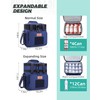 Lunch Bag, Double Layer Insulated Large Cooler Bag for Men