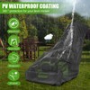 KISEER Outdoors Lawn Mower Cover Heavy Duty Waterproof Polyester Oxford