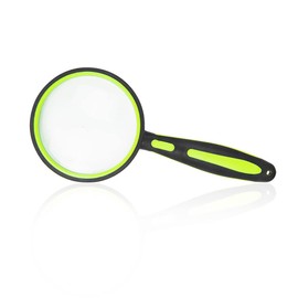 AnnTec Handheld Magnifying Glass Magnifying Glass Magnifying Lens, 5x Magnifying Lens, 3.9 inches (100 mm) Lens Diameter, Portable, Convenient, High Magnification Type, Easy to Read Large Lens, For Maps, Magazines, Newspapers, Reading, Kids, Elderly Peop