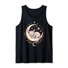 Crescent Moon Devon Rex Pixie Cats Tank Top