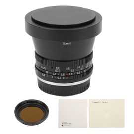 TTArtisan 7.5mm F2 APSC Fisheye Lens for Fuji XT4 FX Mount Cameras with ND1000 Filter