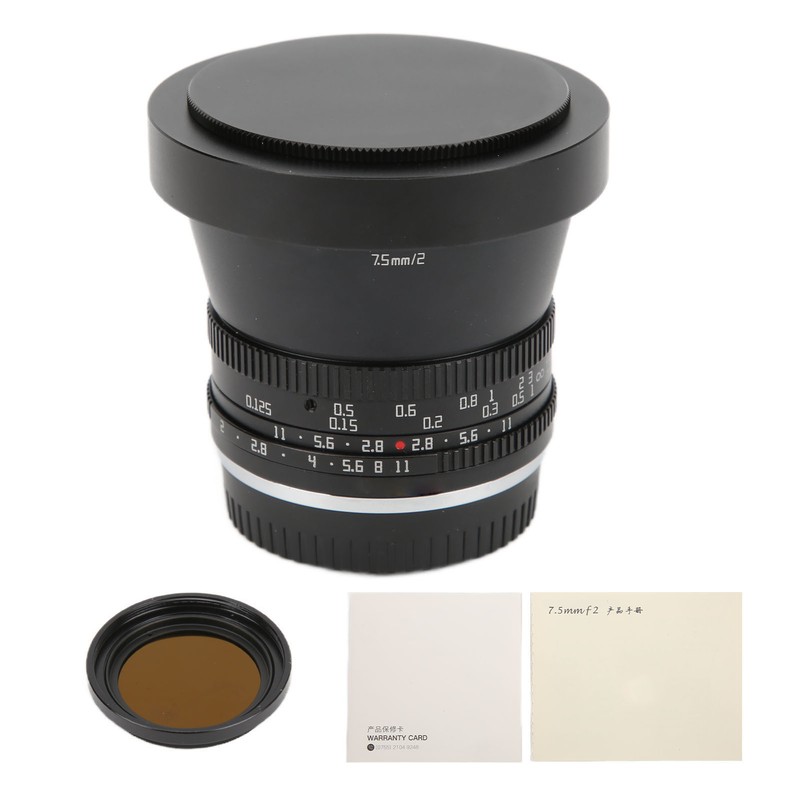 TTArtisan 7.5mm F2 APSC Fisheye Lens for Fuji XT4 FX