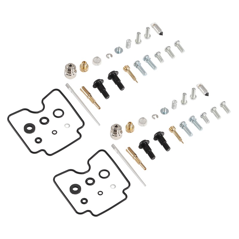 Motorcycle Carburetor Rebuild Kit with Gasket Spring Replacement for V