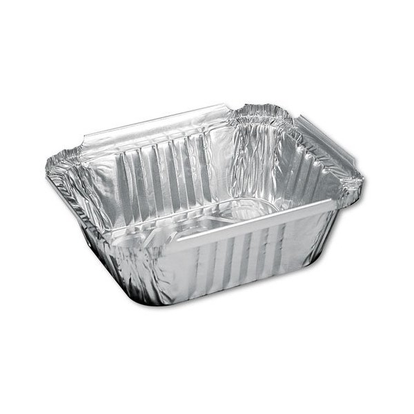 Handi-Foil Aluminum Oblong Container, 1 Pound, 5-9/16 x 4-9/16 x 1-5/8 - Includes 1000 per case.