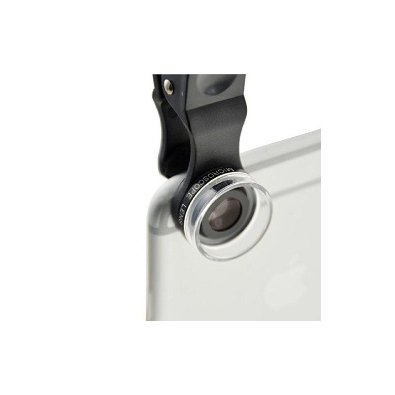 System-S Photography Clip On 30x Microscope Lens for Smartphone Tablet