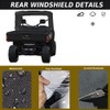 YONQIFON Defender Soft Rear Window Rear Windshield with Zipper Compatible