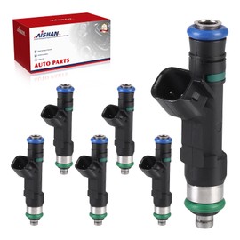 AISHAN 6PCS Fuel Injectors 4 Holes Compatible with Jeep Wrangler 2007-2010, for Dodge Grand Caravan 2008-2010, for Chrysler Town & Country 2008 2009 2010 V6 3.3L 3.8L Replace 0280158119 FJ1029 4G2060