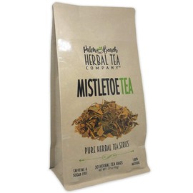 Mistletoe Tea - Pure Herbal Tea Series by Palm Beach Herbal Tea Company (30 Tea Bags) 100% Natural