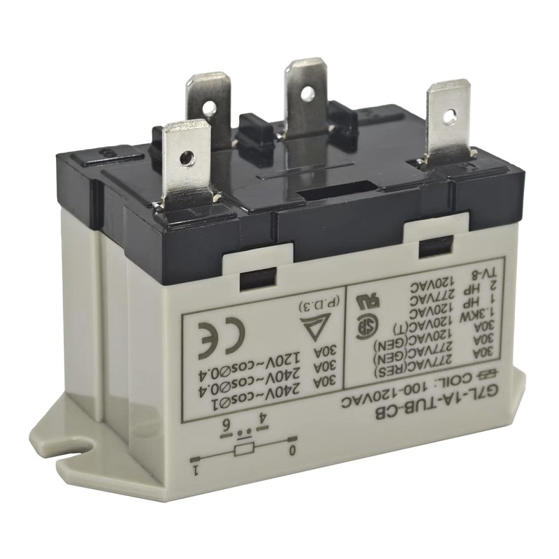 G7L-1A-TUB-CB-AC100/120 General Purpose Relay, 30A 250V SPST-NO, UL Class B