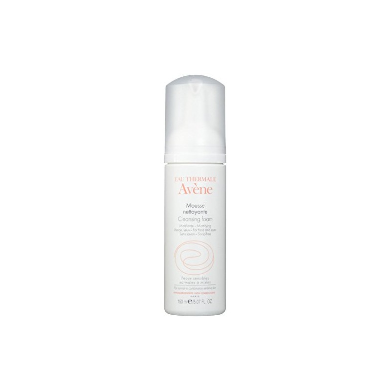 Avene Rich Cleansing Foam for Firming Pores for Face and