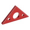 Aluminum Alloy Right Angle Ruler DIY Woodworking Triangle Ruler Measuring