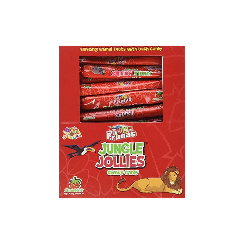 Jungle Jollies - Strawberry, 48 count display box