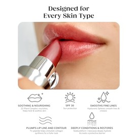 KAPLAN MD Perfect Pout - Pintalabios (tratamiento revitalizante + protector solar Spf 30), color blanco perla
