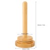 Wooden Yarn Holder Smoothing Sturdy Stable Base Easy Operation Detachable