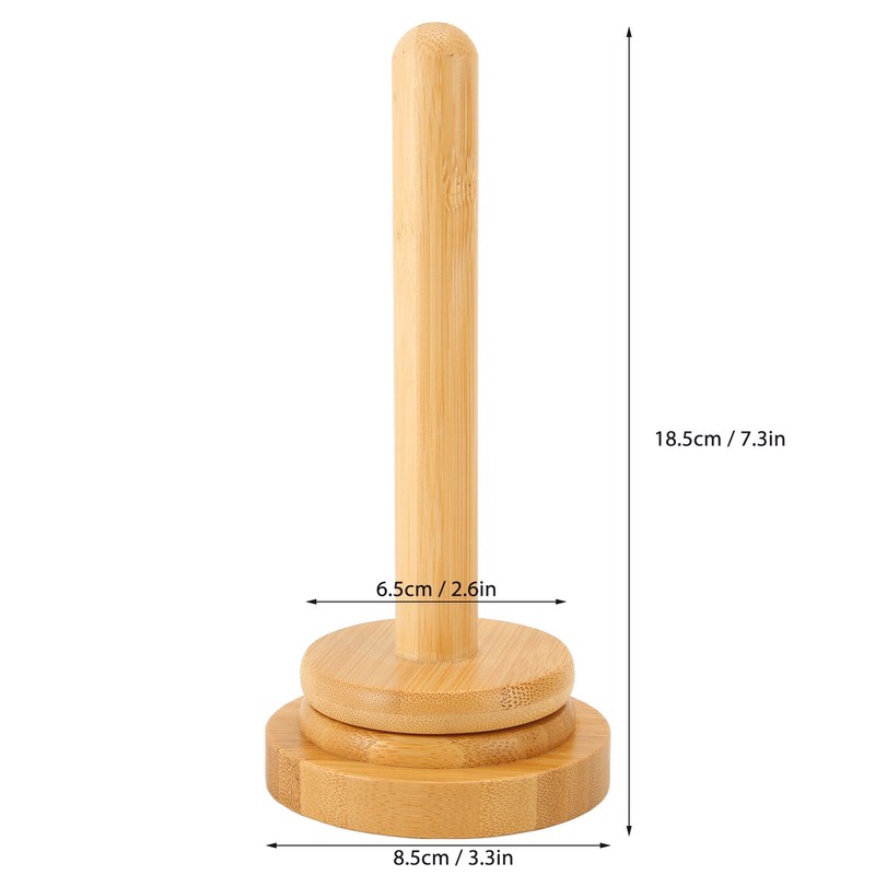 Wooden Yarn Holder Smoothing Sturdy Stable Base Easy Operation Detachable