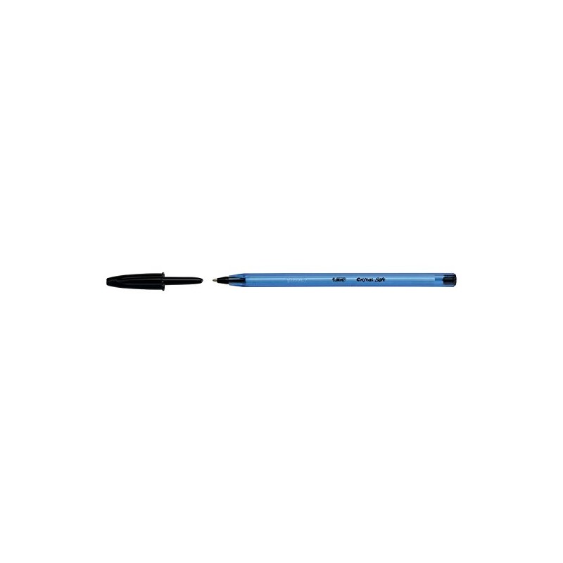 BIC Cristal Soft Ballpoint Pen Line Colour: Black Pack of