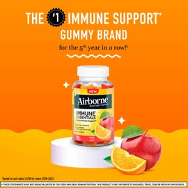 ATICELLI Immune Essentials Gummies, Immune Support Supplement, Vitamin C Gummies, Vitamin Supplement, Vitamin E, Vitamins for Women & Men, Assorted Orchard Fruits Flavor, 44 Servings (132)