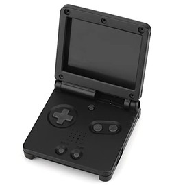 GBA SP Shell Game Boy Advance SP Shell Slate Abs for Game Boy Advance GBA SP Protective Case Cover Repair Parts Kit Black (Black)