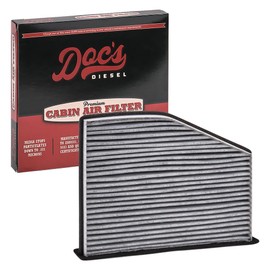 Doc's Diesel Cabin Air Filter D3968C | Compatible with VW Jett 2.0L TDI 2005.5-2014, VW Golf 2.0L TDI 2010-2014, VW Sportwagen TDI 2009-2014 | Replaces HEN-E998LI