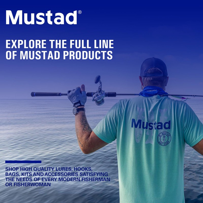 Mustad Ringed Demon Offset Circle 4X Strong Hook (25 Pack),