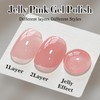 Double Rhythm Translucent Gel Polish Sheer Neutral Natural Light Milky
