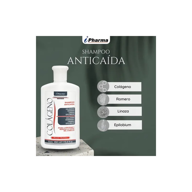Shampoo Colágeno Anti Caída 450ml