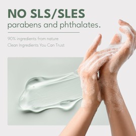 ROMIIE ZOI Hand Soap Gift Set, 750ml Refill + 236ml Liquid Soap, Cruelty-Free, Moisturizing Formula with Essential Oils For Sensitive Skin, Lemon Verbena Scent, For Kitchen & Bathroom