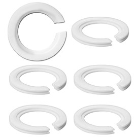 E27 to E14 Lamp Shade Adapter Ring, 6 Pack Screw Lamp Shade Reducer Washer E27 Lamp Ring, 42mm to 29mm Lampshade Converter Ring Plastic Light Shade Replacement Parts