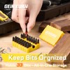 Geinxurn Impact Phillips Screwdriver Bits Set, 33 Pieces 1”Magnetic(PH1/PH2/PH3) S2