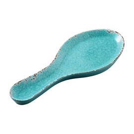 Gourmet Art - Reposacucharas de melamina resistente y resistente, color turquesa para cocina, uso en interiores y exteriores y uso diario.