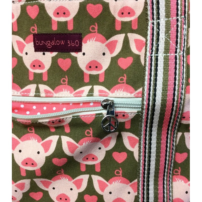 Bungalow 360 Striped Tote (Octopus)