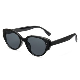 [Cyxus] サングラス レディース メンズ UVカット 紫外線対策 小顔効果 運転 登山 旅行 スポーツ用 おしゃれ 1194 (黒)