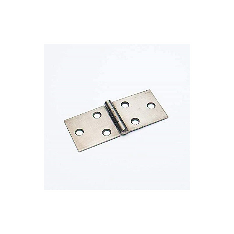 Merriway BH07036 (2 Pcs) Steel Heavy Duty Backflap Hinges Zinc