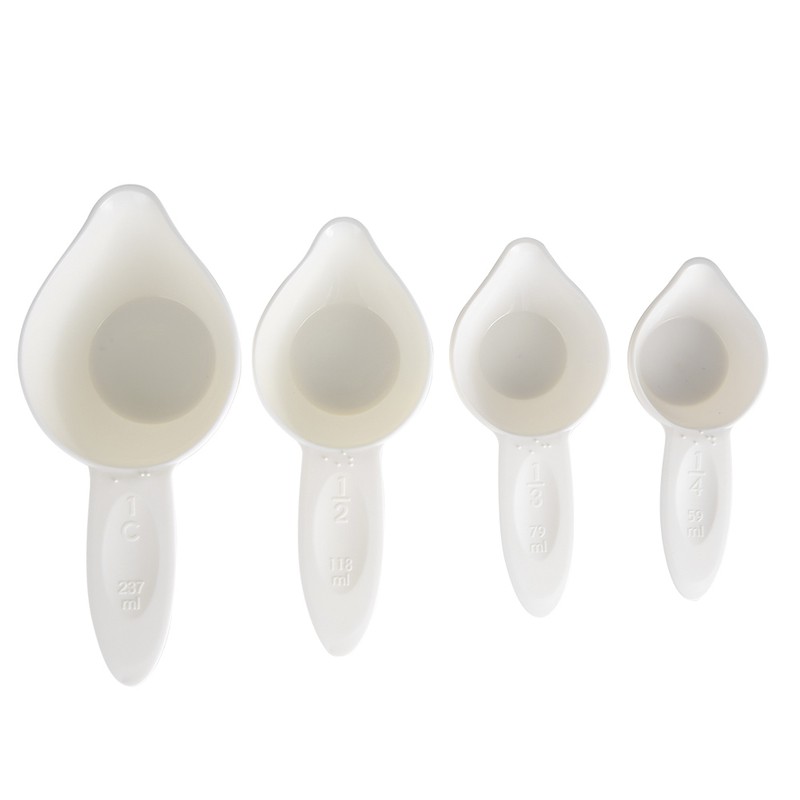 4Pcs/Set Portable Braille Measuring Spoon Cup Kitchen Cooking Baking Tool
