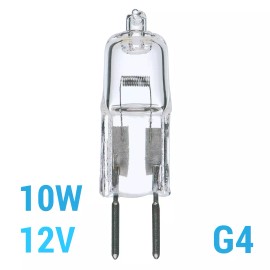 Satco S3171 / S3459 10T3/CL 10W 12V Bulb T3 Bi-Pin G4 Base Clear