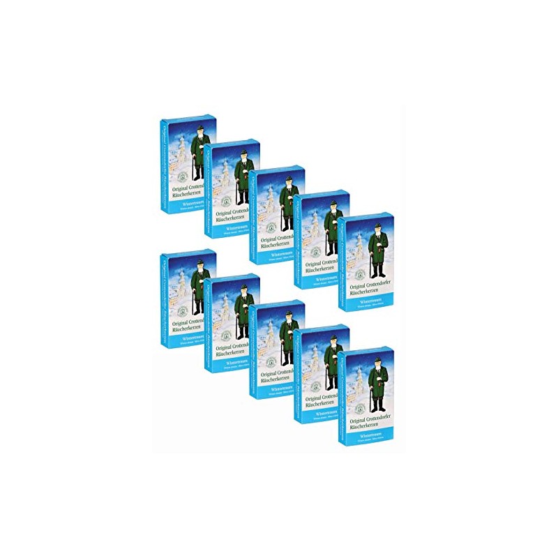 Original Crottendorfer Incense Cones 10 x 24 Pieces (Winter Dream,