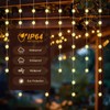 Patioman Ball Curtain Lights, Warm White Window Light 70 Balls