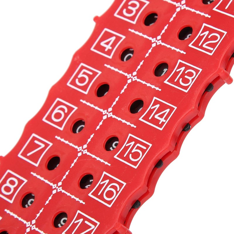 Golf Score Counter with Key Chain, 2 Pack 18 Hole