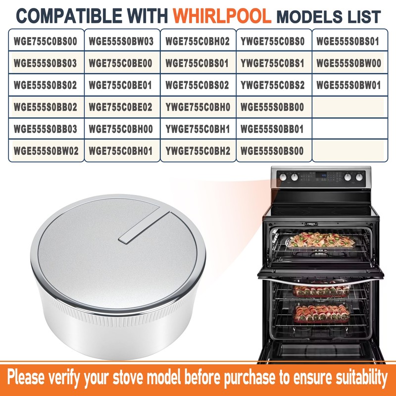 WPW10437088 W10437088 Gas Stove Knobs Replacement for Whirlpool Gas Ranges