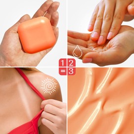 Sun Activator - Solid Body Oil: Tan Accelerating Cream with Moisturising Astaxanthin - The Strongest Tanning Lotion with Argan Oil, Shea Butter, Cocoa and Coconut Oil - Vegan