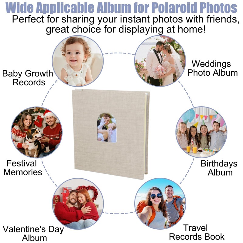 40 Page 7.5" x 9.5" Photo Album Self Adhesive Wedding