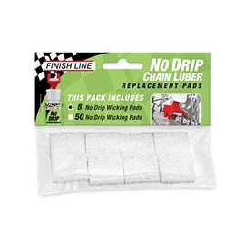 Finish Line No Drip Chain Luber Replacement Pads, 8 pk