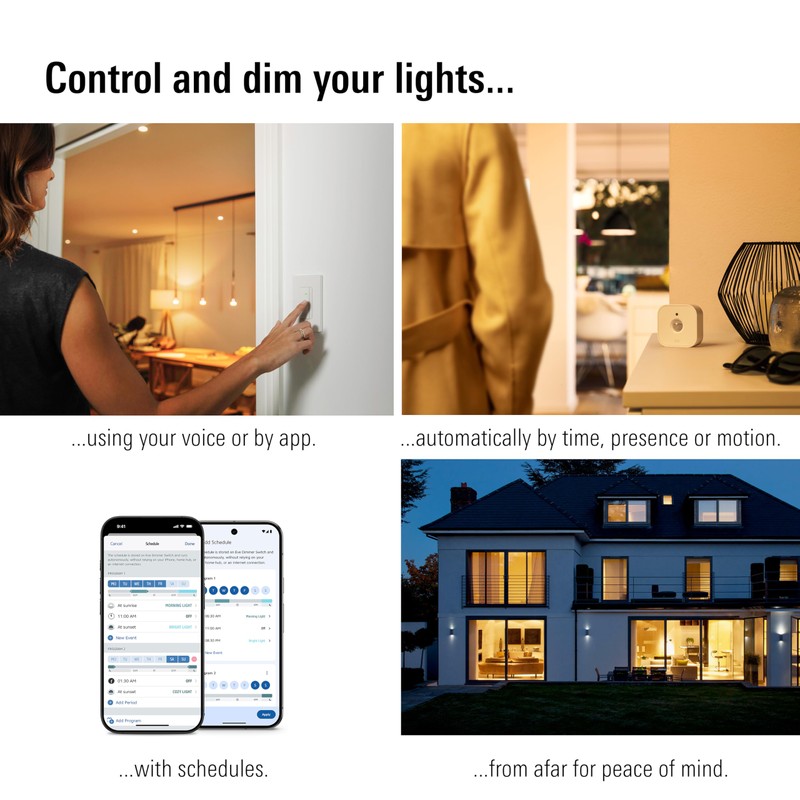 Eve Dimmer Switch (Matter) – Smart Dimmer Switch, for Alexa/Apple/Google/SmartThings/Home