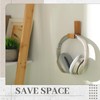 Weewooday 4 Pieces Headphone Hanger Holder Desk Adhesive Headphone Hook