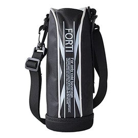 Water Bottle Cover Pouch NEW Forty Direct Stainless Steel Bottle for 1 L Class Up (Black)